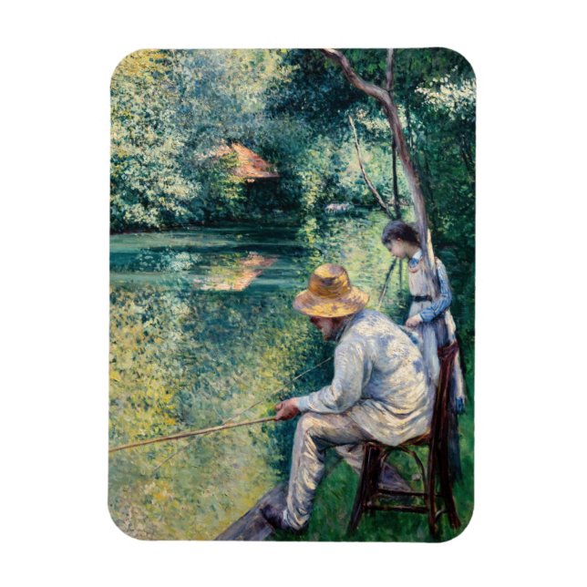 Gustave Caillebotte - Fiske Magnet (Vertikal)