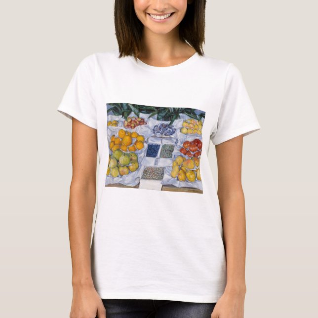 Gustave Caillebotte - Frukt som visas på ett ställ T Shirt (Framsida)