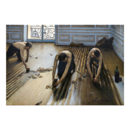 Gustave Caillebotte - Golv Scrapers Fototryck
