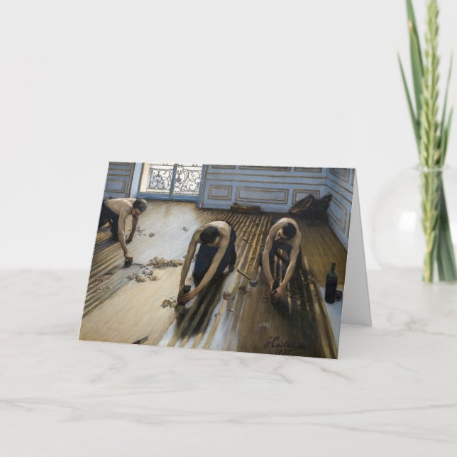 Gustave Caillebotte - Golv Scrapers Kort (Framsida)