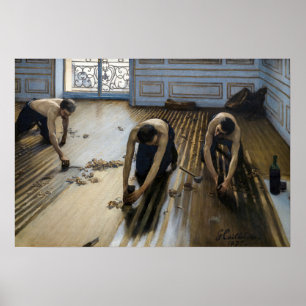 Gustave Caillebotte - Golv Scrapers Poster