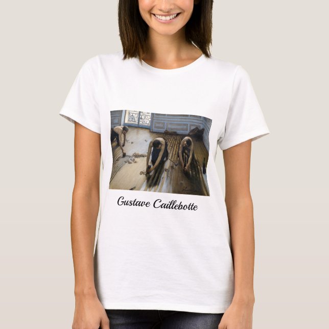 Gustave Caillebotte - Golv Scrapers T Shirt (Framsida)