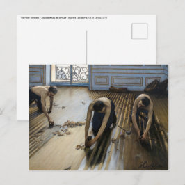 Gustave Caillebotte - Golv Scrapers Vykort