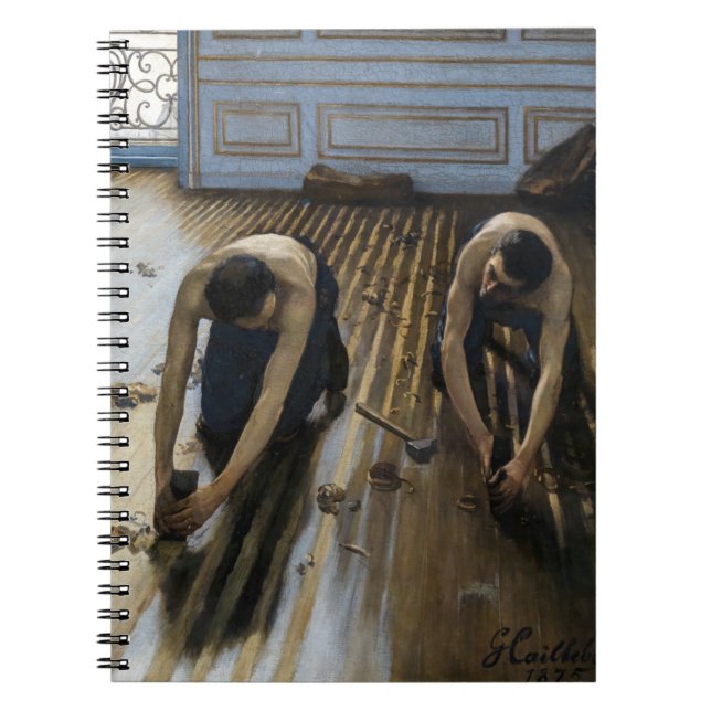 Gustave Caillebotte - Golvskrapare Anteckningsbok (Framsidan)