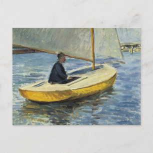 Gustave Caillebotte - Gulten Boat Vykort