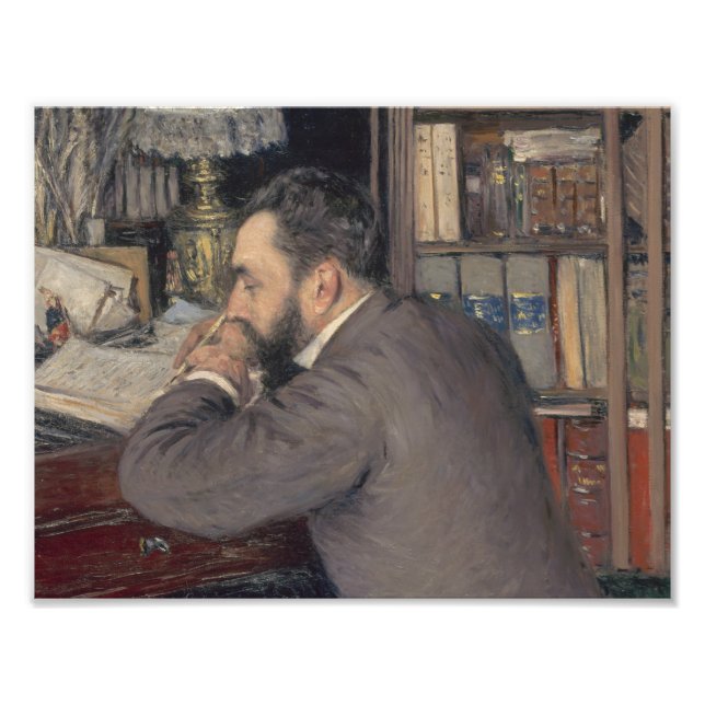 Gustave Caillebotte - Henri Cordier Fototryck (Framsidan)