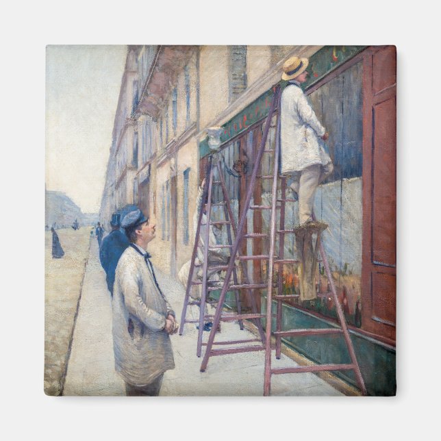 Gustave Caillebotte - House Painters Magnet (Framsidan)