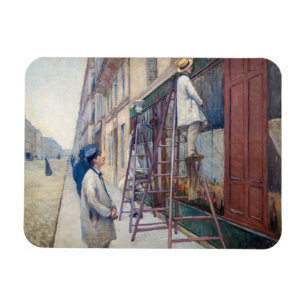 Gustave Caillebotte - House Painters Magnet