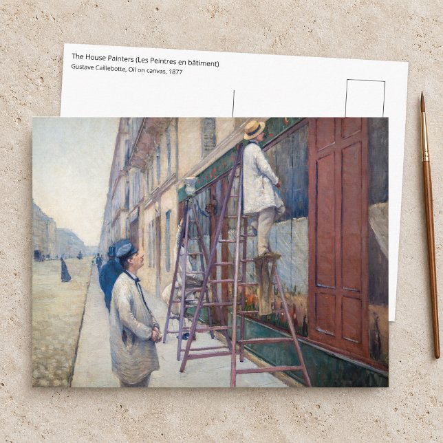 Gustave Caillebotte - Husmålarna Vykort (Skapare uppladdad)