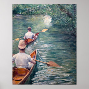 Gustave Caillebotte - Kanoter på Yerres Poster