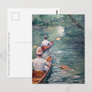 Gustave Caillebotte - Kanoter på Yerres Vykort