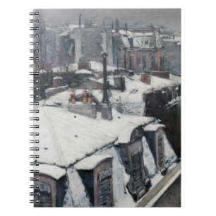 Gustave Caillebotte - Kåpor i Snö Anteckningsbok
