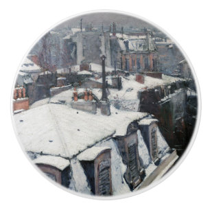 Gustave Caillebotte - Kåpor i Snö Knopp