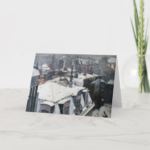 Gustave Caillebotte - Kåpor i Snö Kort