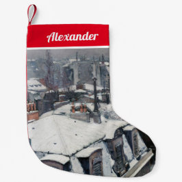 Gustave Caillebotte - Kåpor i Snö Liten Julstrumpa