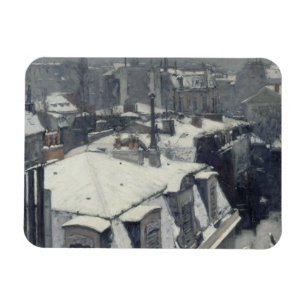 Gustave Caillebotte - Kåpor i Snö Magnet
