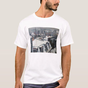 Gustave Caillebotte - Kåpor i Snö T Shirt