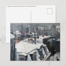 Gustave Caillebotte - Kåpor i Snö