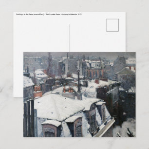 Gustave Caillebotte - Kåpor i Snö Vykort