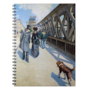 Gustave Caillebotte - Le Pont de l'Europe Anteckningsbok