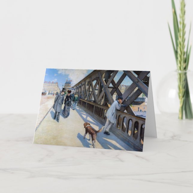 Gustave Caillebotte - Le Pont de l'Europe Kort (Framsida)