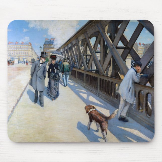 Gustave Caillebotte - Le Pont de l'Europe Musmatta (Framsidan)