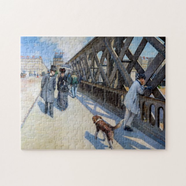 Gustave Caillebotte - Le Pont de l'Europe Pussel (Horisontell)