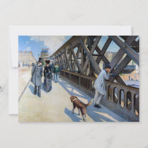 Gustave Caillebotte - Le Pont de l'Europe Tack Kort
