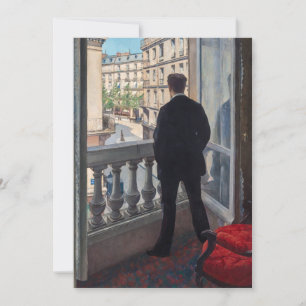 Gustave Caillebotte - Man i fönstret Inbjudningar