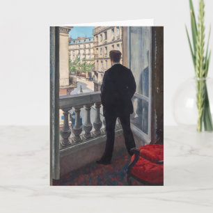Gustave Caillebotte - Man i fönstret Kort