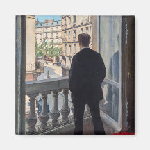 Gustave Caillebotte - Man i fönstret