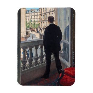 Gustave Caillebotte - Man i fönstret Magnet