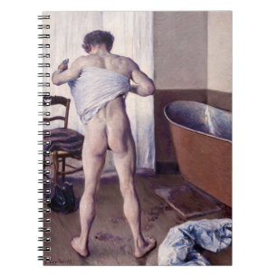 Gustave Caillebotte - Man vid hans bath Anteckningsbok