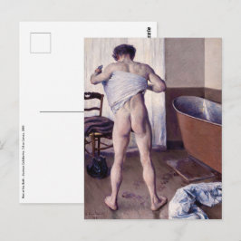 Gustave Caillebotte - Man vid sitt bad Vykort