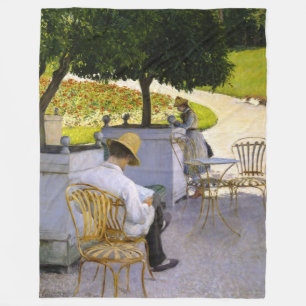 Gustave Caillebotte - Orangen Träd Fleecefilt