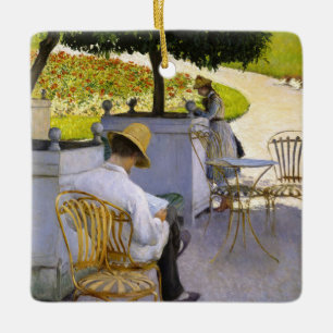 Gustave Caillebotte - Orangen Träd Julgransprydnad Keramik