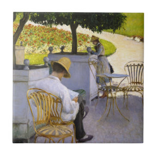 Gustave Caillebotte - Orangen Träd Kakelplatta