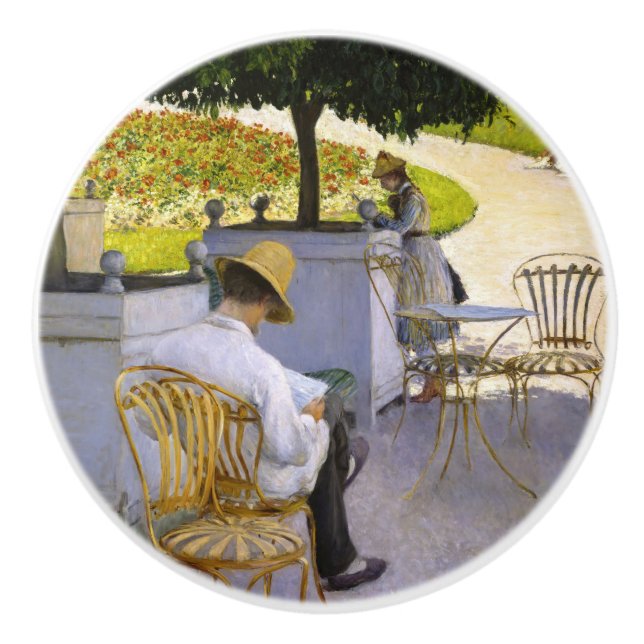 Gustave Caillebotte - Orangen Träd Knopp (Framsidan)