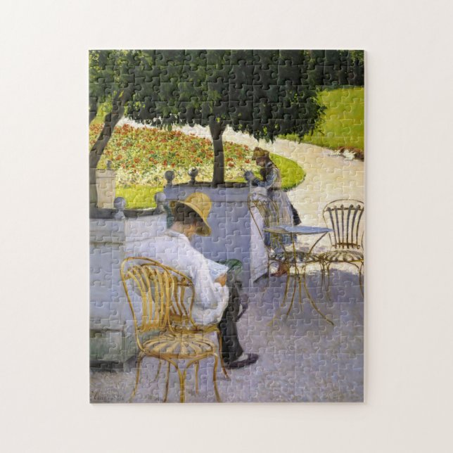 Gustave Caillebotte - Orangen Träd Pussel (Vertikal)