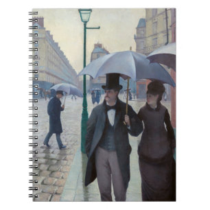 Gustave Caillebotte - Paris Street, Rainy Day Anteckningsbok