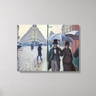 Gustave Caillebotte - Paris Street, Rainy Day Canvastryck