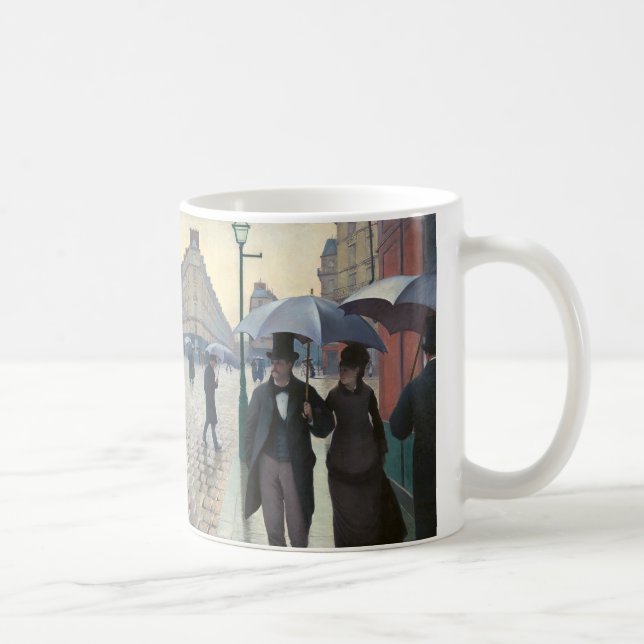 Gustave Caillebotte, “ Paris Street; Rainy Day ”   Kaffemugg (Höger)
