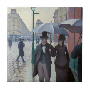 Gustave Caillebotte - Paris Street, Rainy Day Kakelplatta