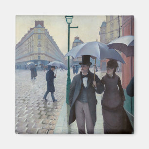 Gustave Caillebotte - Paris Street, Rainy Day Magnet