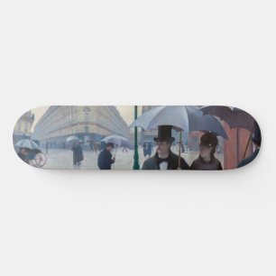 Gustave Caillebotte - Paris Street, Rainy Day Mini Skateboard Bräda 18,5 Cm