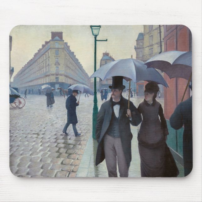 Gustave Caillebotte - Paris Street, Rainy Day Musmatta (Framsidan)