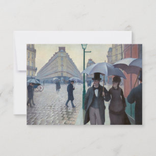 Gustave Caillebotte - Paris Street, Rainy Day Tack Kort