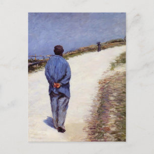 Gustave Caillebotte-Pere Magloire på väg Vykort