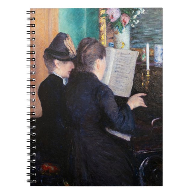 Gustave Caillebotte - Piano Lesson Anteckningsbok (Framsidan)