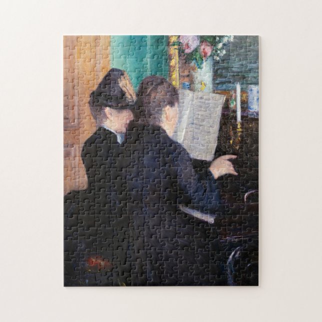 Gustave Caillebotte - Pianolektionen Pussel (Vertikal)